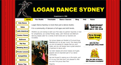 Desktop Screenshot of logandancesydney.com.au